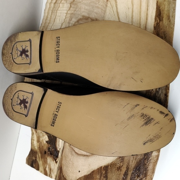 Stacy Adams Men's Black Leather Loafers, Size 10.5 M - Picture 11 of 11